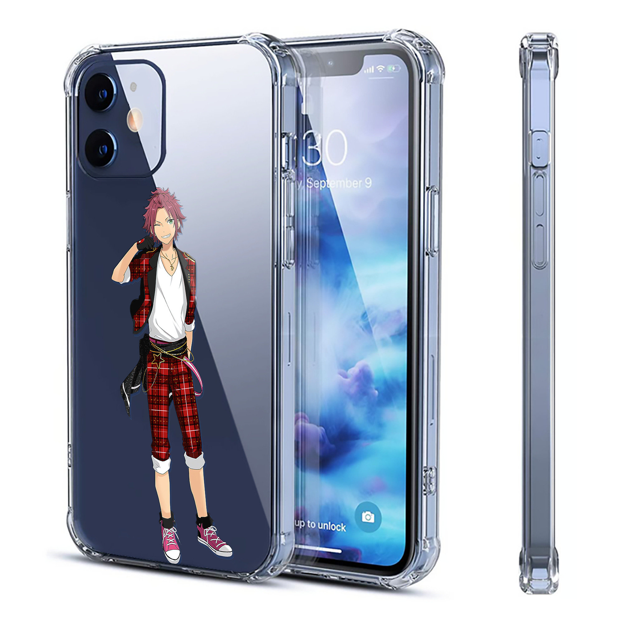 （画像用） あんさんぶるスターズ! Ensemble Stars 【iPhone 12シリーズ対応】透明スマホケース（クリアソフトケース）